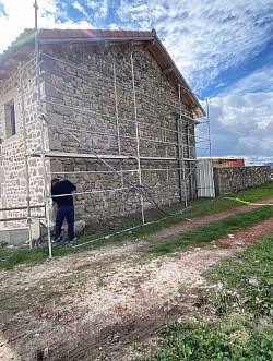 Façadier rejointoiement de pierre Craponne-sur-Arzon