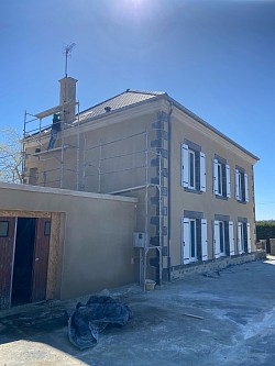 Façadier rénovation façade crépi à Borée