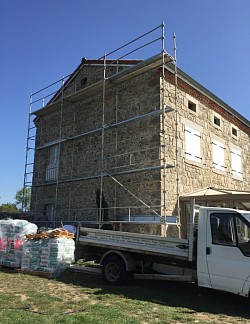 IMBAT Façades : façade en pierre haute loire